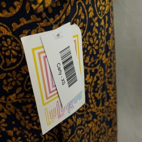 NWT LulaRoe Carly Dress Womens Size XS Extra Small Multi-Color - Picture 4 of 8